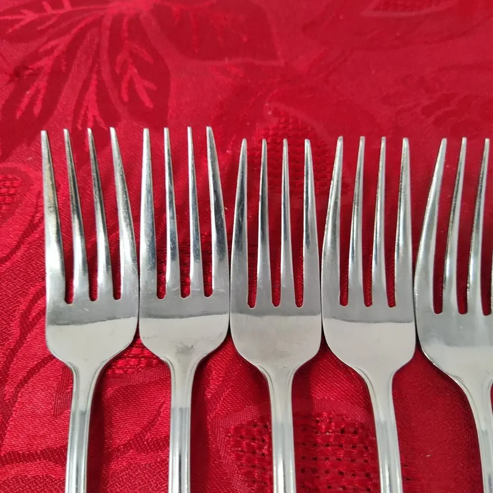 7X DF Colonial Shell Stainless Dinner Forks Korea
